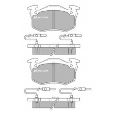 LVXL323 MOTAQUIP Комплект тормозных колодок, дисковый тормоз