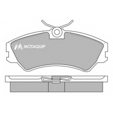 LVXL695 MOTAQUIP Комплект тормозных колодок, дисковый тормоз