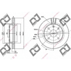 BD1090 DJ PARTS Тормозной диск