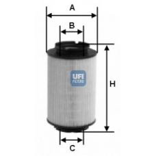 26.014.00 UFI Топливный фильтр