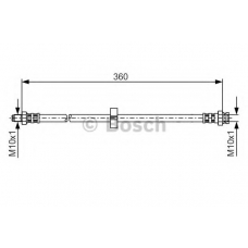 1 987 481 002 BOSCH Тормозной шланг