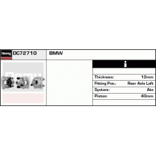 DC72710 DELCO REMY Тормозной суппорт