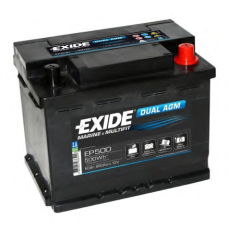EP500 EXIDE Стартерная аккумуляторная батарея