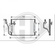 8168581 DIEDERICHS Конденсатор, кондиционер