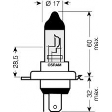 64193ALS OSRAM Лампа накаливания, фара дальнего света; лампа нака
