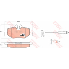 DP1010.10.0898 Dr!ve+ Комплект тормозных колодок, дисковый тормоз