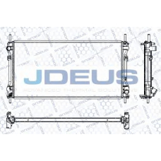 RA0121110 JDEUS Радиатор, охлаждение двигателя