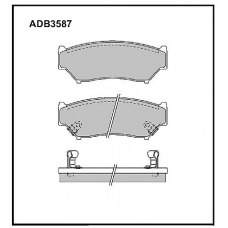 ADB3587 Allied Nippon Тормозные колодки