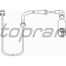 500 668 TOPRAN Датчик, износ тормозных колодок