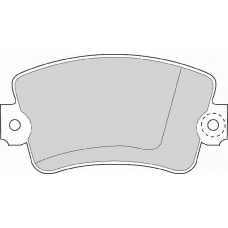 AVR119 ABEX Комплект тормозных колодок, дисковый тормоз