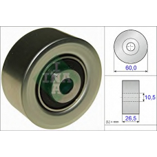 532 0561 10 INA Паразитный / ведущий ролик, поликлиновой ремень
