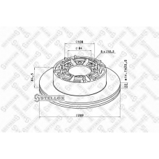 85-00737-SX STELLOX Тормозной диск