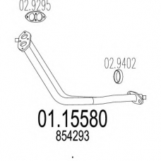 01.15580 MTS Труба выхлопного газа