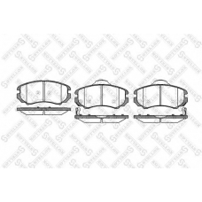 964 002B-SX STELLOX Комплект тормозных колодок, дисковый тормоз