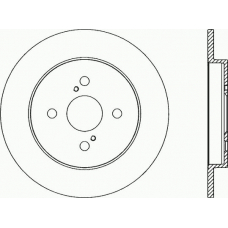 BDA2293.10 OPEN PARTS Тормозной диск