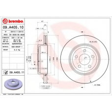 09.A405.10 BREMBO Тормозной диск
