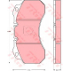 GDB5071 TRW Комплект тормозных колодок, дисковый тормоз