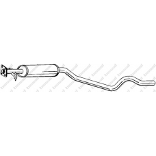 282-793 BOSAL Средний глушитель выхлопных газов