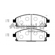 N009-95J ASHUKI Комплект тормозных колодок, дисковый тормоз