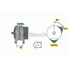 0 986 080 060 BOSCH Генератор