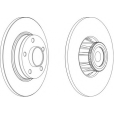 DDF1623C FERODO Тормозной диск