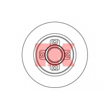 201952 NK Тормозной диск