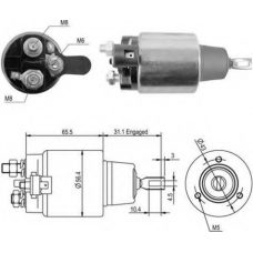 940113050364 MAGNETI MARELLI Тяговое реле, стартер