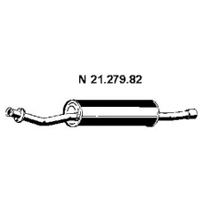 21.279.82 EBERSPACHER Глушитель выхлопных газов конечный