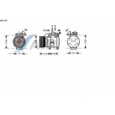 AUK169 AVA Компрессор, кондиционер