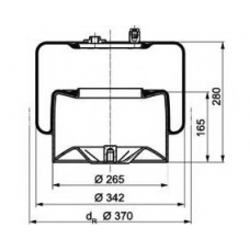 084.271-11A PE Automotive Кожух пневматической рессоры