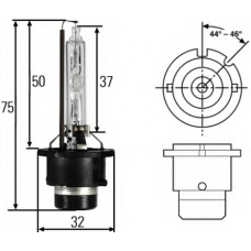 8GS 007 949-301 HELLA Лампа накаливания, основная фара; Лампа накаливани