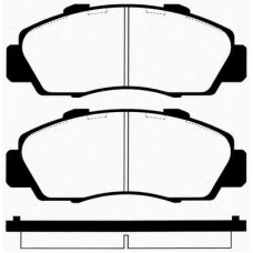 J PA-497AF JAPANPARTS Комплект тормозных колодок, дисковый тормоз