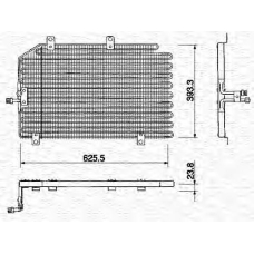 350203127000 MAGNETI MARELLI Конденсатор, кондиционер