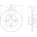 MDC703 MINTEX Тормозной диск