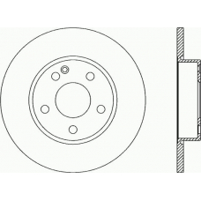 BDR2173.10 OPEN PARTS Тормозной диск