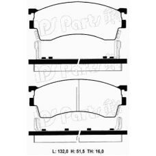 IBD-1385 IPS Parts Комплект тормозных колодок, дисковый тормоз