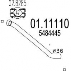 01.11110 MTS Труба выхлопного газа
