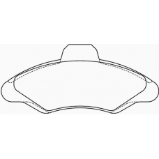 MDK0004 MINTEX Комплект тормозов, дисковый тормозной механизм