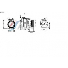 BWK330 AVA Компрессор, кондиционер