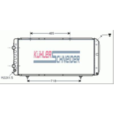 1506301 KUHLER SCHNEIDER Радиатор, охлаждение двигател