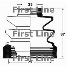 FCB2827 FIRST LINE Пыльник, приводной вал