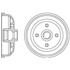 VBD614 MOTAQUIP Тормозной барабан