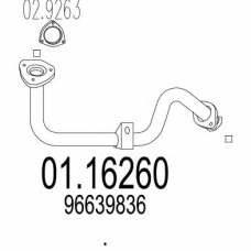 01.16260 MTS Труба выхлопного газа