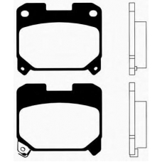 J PP-294AF JAPANPARTS Комплект тормозных колодок, дисковый тормоз