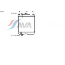 SZ2020 AVA Радиатор, охлаждение двигателя