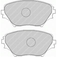 FSL1514 FERODO Комплект тормозных колодок, дисковый тормоз