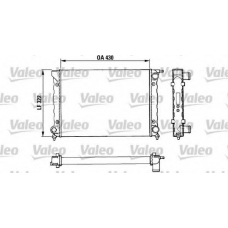 883820 VALEO Радиатор, охлаждение двигателя