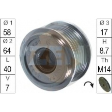 ZN5513 ERA Механизм свободного хода генератора