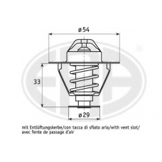 350309 ERA Термостат, охлаждающая жидкость