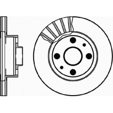 MDC1136 MINTEX Тормозной диск